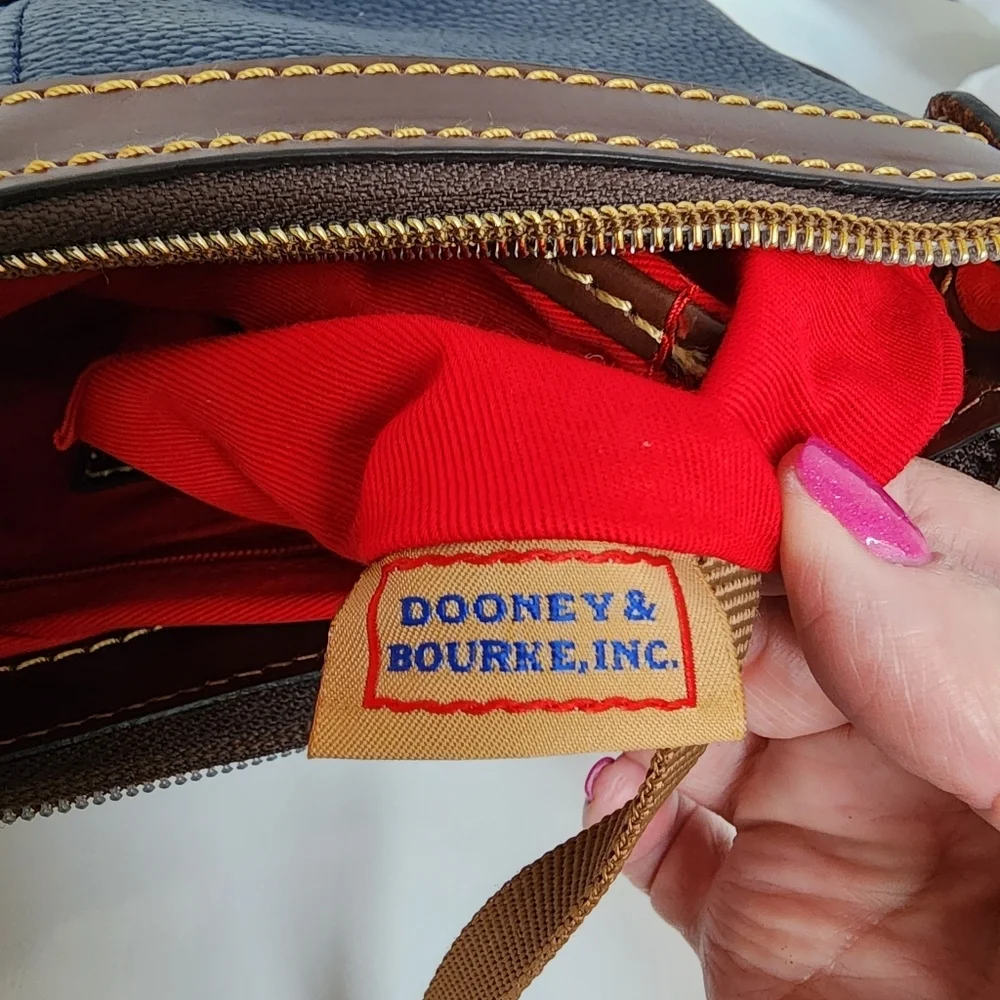 DOONEY & BOURKE BELVEDERE PEBBLE LEATHER SMALL CROSSBODY BAG